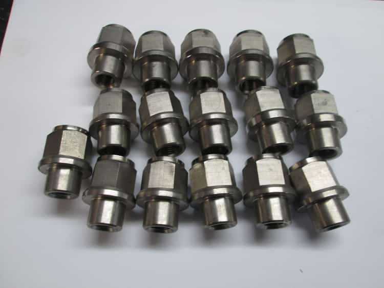 Image - Alloy Wheel Wheel Nuts set of 16 - Stainless Steel